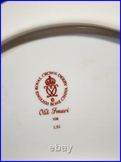 1- Royal Crown Derby Old Imari Crescent Salad Plate 8 3/4 x 5