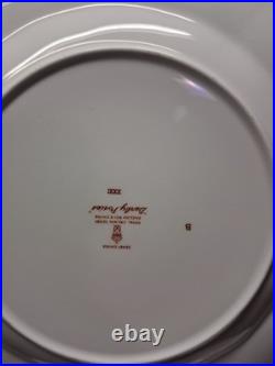10 ROYAL CROWN DERBY DERBY POSIES DINNER PLATES 10.5 GOLD RIMS Euc+ Bin Aaa