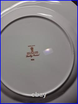 10 ROYAL CROWN DERBY DERBY POSIES DINNER PLATES 10.5 GOLD RIMS Euc+ Bin Aaa