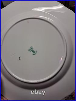 10 ROYAL CROWN DERBY DERBY POSIES DINNER PLATES 10.5 GOLD RIMS Euc+ Bin Aaa