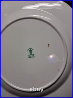 10 ROYAL CROWN DERBY DERBY POSIES DINNER PLATES 10.5 GOLD RIMS Euc+ Bin Aaa