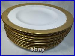 (10) Royal Crown Derby'St. George' 10.5 Inch DINNER PLATES