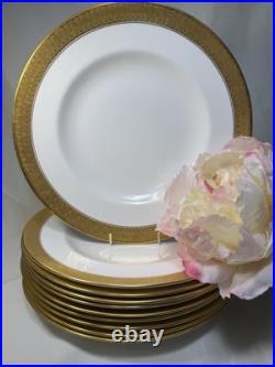 (10) Royal Crown Derby'St. George' 10.5 Inch DINNER PLATES