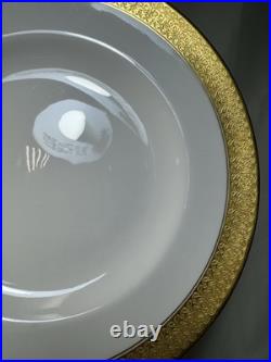 (10) Royal Crown Derby'St. George' 10.5 Inch DINNER PLATES