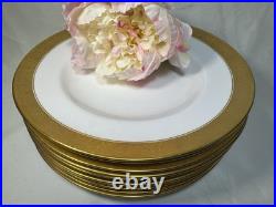(10) Royal Crown Derby'St. George' 10.5 Inch DINNER PLATES