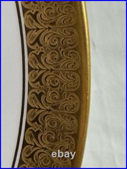 (10) Royal Crown Derby'St. George' 10.5 Inch DINNER PLATES