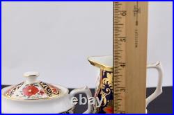 11pc. Scarce Royal Crown Derby Imari Curator's Collection Coffee Service For 4