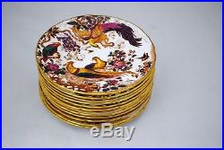 12 Royal Crown Derby Olde Avesbury Ely Chelsea Bread & Butter Plates