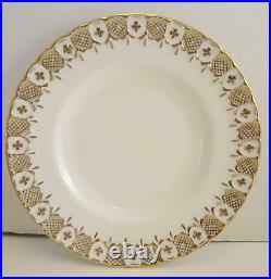 12 Vintage Royal Crown Derby Bread Plates Heraldic Pattern