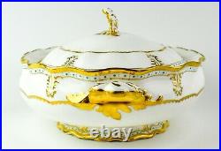 13Fine Royal Crown Derby Lombardy Covered Oval Vegetable Dish SB27