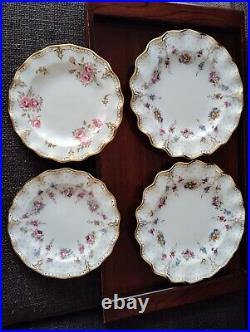 14Pieces set ROYAL CROWN DERBY ROYAL ANTOINETTE CUP AND SAUCER Dinner Plate