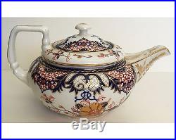 1806 1825 Royal Crown Derby Kings Pattern Imari Teapot Tea Pot
