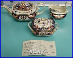 1830 Vintage Antique Duesbury Bloor Royal Crown Derby Imari TeaPot creamer sugar