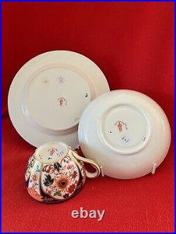 1899 Royal Crown Derby tea trio, Imari pattern #2434, set #6