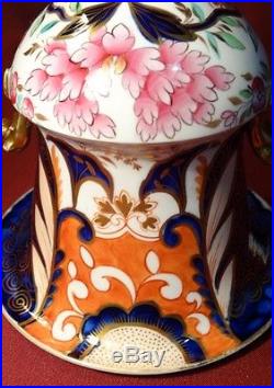18th century c1770s Duesbury Royal Crown Derby Imari Floral Campana Urn