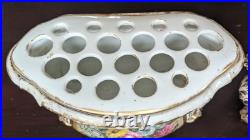 18thc Bloor Derby Porcelain Bough Pots Royal Crown Derby Thomas Steel Restored