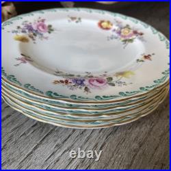 1940 Royal Crown Derby China Posies A513 Salad Plate