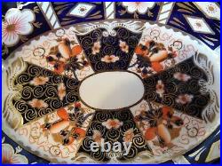 1940s Royal Crown Derby Imari Tiffany & Co. #2451 Footed Oval Serving Platter