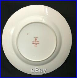 1974 Royal Crown Derby Small 21.5 CM Dinner Plate Gold Aves 22 Ct Gold Superb