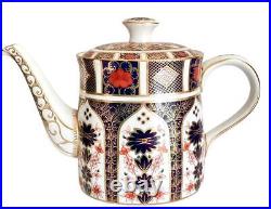 1978 Royal Crown Derby Old Imari Teapot 1128 5 Cup