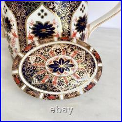 1978 Royal Crown Derby Old Imari Teapot 1128 5 Cup