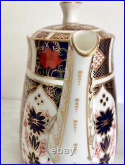 1978 Royal Crown Derby Old Imari Teapot 1128 5 Cup