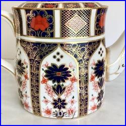 1978 Royal Crown Derby Old Imari Teapot 1128 5 Cup