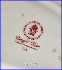 1994 Royal Crown Derby Beagle Tiger English Bone China LIX