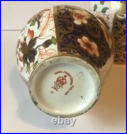 2 Early Royal Crown Derby Small Old Imari Pattern Ewers A/F