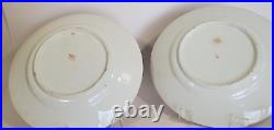 2 Georgian Antique Royal Crown Derby Kings Pattern 8 inch Plates Circa 1806-1825