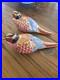 2-Royal-Crown-Derby-Bone-China-Pheasant-Paperweight-Figurine-Vintage-01-qoz
