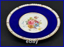 (2) Royal Crown Derby Cobalt Floral Demitasse Cups Saucers A300 Cuthbert Gresley