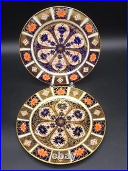 2 Royal Crown Derby Old Imari 8 1/4 Salad Plates Tiffany & Co. 1921-1965