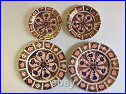 2 sets (6pcs) Royal Crown Derby Old Imari bone china teacups, saucer, plates