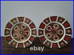 2 x Royal Crown Derby Old Imari side plates tea plates 16 cm 1st quality