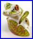 2013-Royal-Crown-Derby-Frog-Skip-Paperweight-Porcelain-Figurine-Gold-Stopper-01-ru