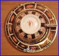 21 Piece Vintage Royal Crown Derby 1128 Old Imari Pattern 6 Place Tea Set Mint