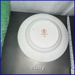 (22) ROYAL CROWN DERBY Rare OLD IMARI BORDER Dinner Plates #A1314 Free Ship A13