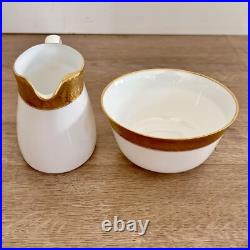 25 PCs Royal Crown Derby St. George Dinnerware Plates, Sugar Bowl, Creamer