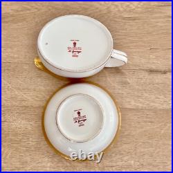 25 PCs Royal Crown Derby St. George Dinnerware Plates, Sugar Bowl, Creamer