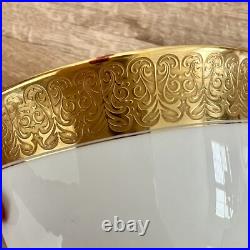 25 PCs Royal Crown Derby St. George Dinnerware Plates, Sugar Bowl, Creamer