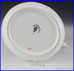 2pc. Royal Crown Derby Porcelain Creamer Pitcher & Open Sugar Bowl #4680 c1910