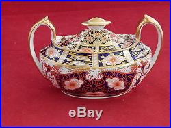 (3) Piece Tea Set, Royal Crown Derby Imari Pattern 2451,1928 Manufacture