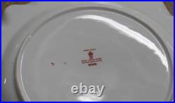 3 Royal Crown Derby English Bone China Royal Antoinette Dinner Plates 10 1/4