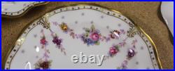 3 Royal Crown Derby English Bone China Royal Antoinette Salad Plates 8