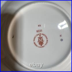 3 Royal Crown Derby Old Imari 1128 Rimmed Soup Bowls LII Mint
