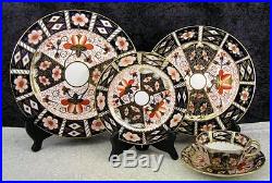 (30) Pc. Royal Crown Derby Traditional Imari #2451 Bone China Service for 6