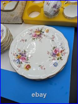 31 Piece Lot of Royal Crown Derby Bone China Derby Posies Mint Condition