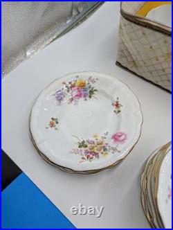 31 Piece Lot of Royal Crown Derby Bone China Derby Posies Mint Condition