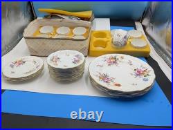 31 Piece Lot of Royal Crown Derby Bone China Derby Posies Mint Condition